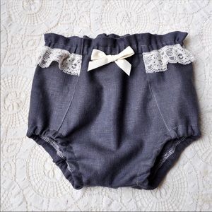 Denim & Lace handmade bloomers